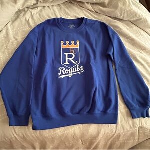 Blue Kansas City Royals Crewneck Sweater - Sz M - GUC